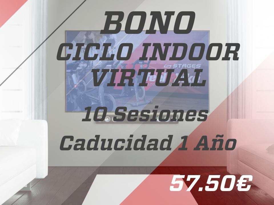 CICLO INDOOR VIRTUAL (10 Sesiones - Caducidad 1 Año)